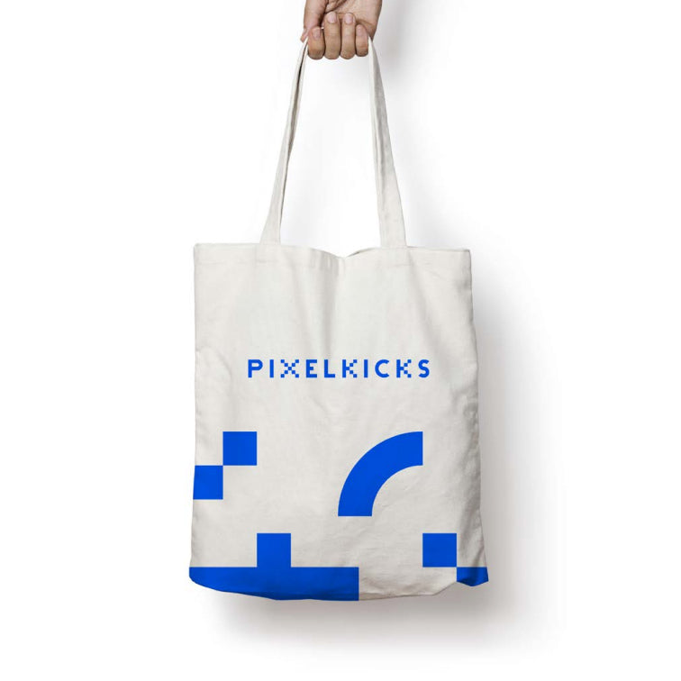 Pixel Kicks Tote Bag